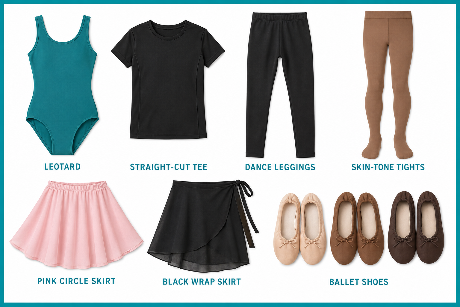 Ballet dress code examples